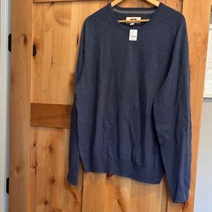 Joseph Abboud Men's Blue Crewneck Sweater